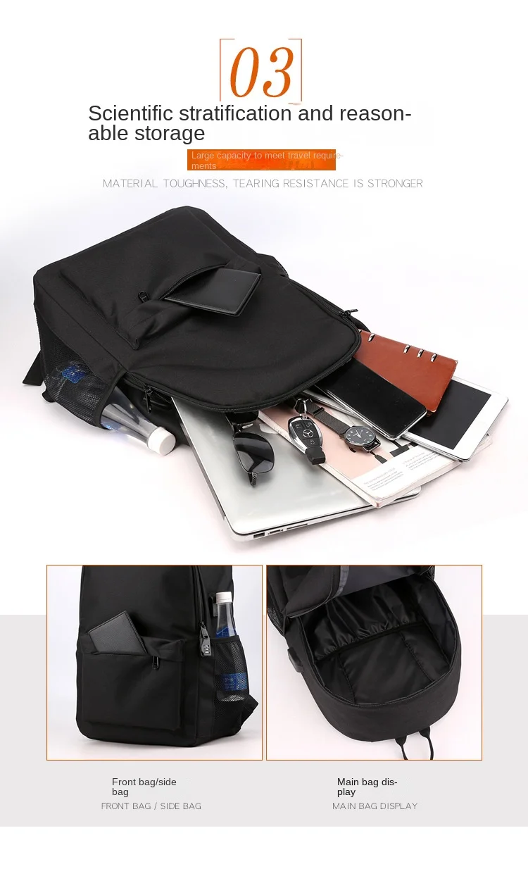 Demon Slayer Inosuke Anime Print Anti-Theft School Backpack with Pencil Case for Boys Girls Kids