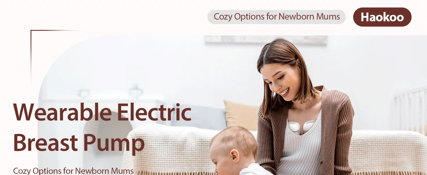 Jheppbay Electric Breast Pump BPA-Free 3 Modes & 12 Levels Hands Free Breastpump with 21/24/27 mm Flange for Breastfeeding