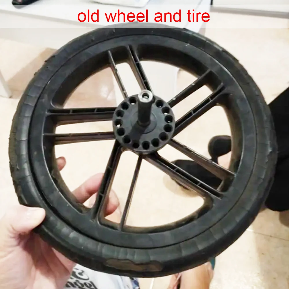 Custom Buggy Tire For Jane Muum Front Or Rear Wheel All Terrain Tyre Cover PU Tubeless Wheel Casing Baby Stroller Accessories