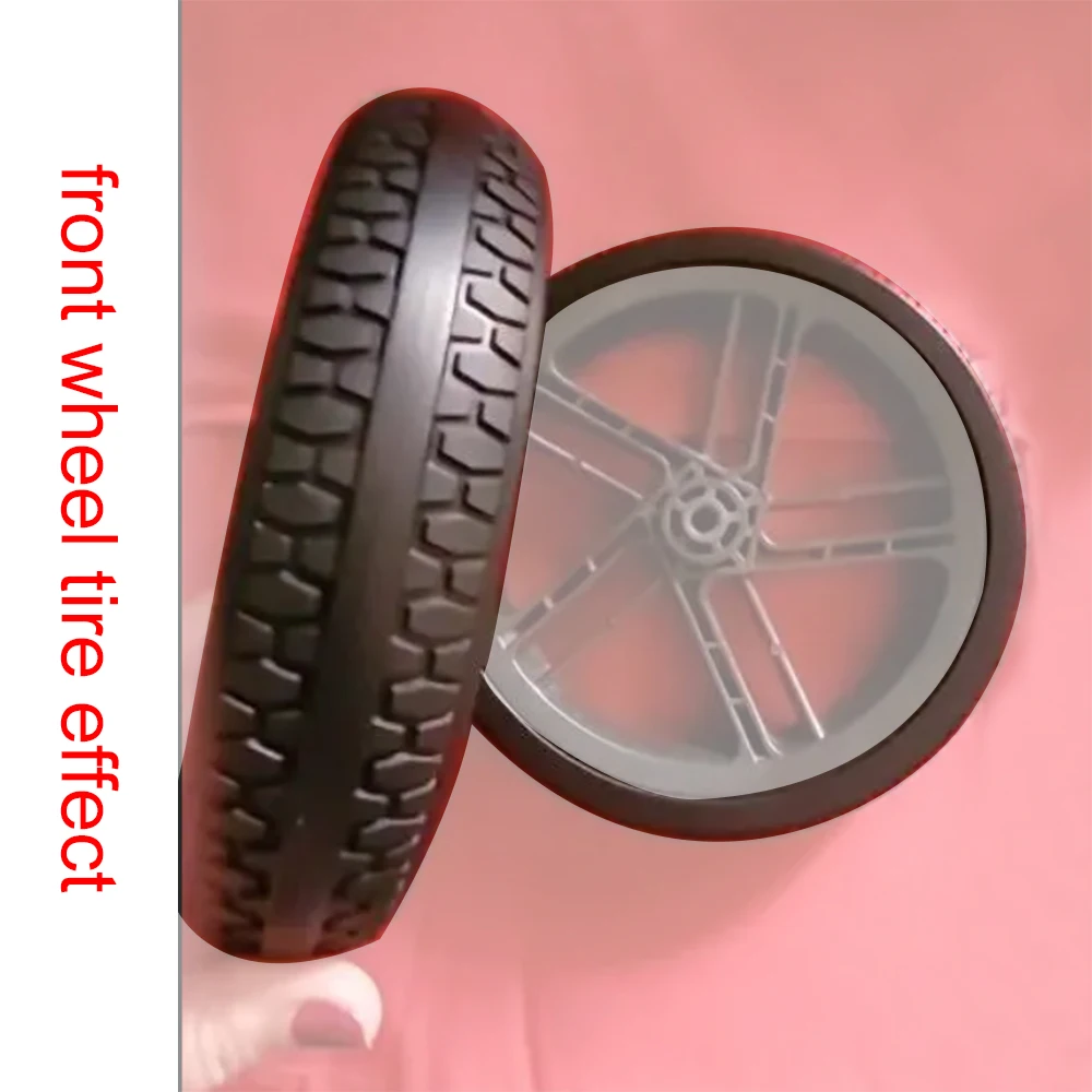Custom Buggy Tire For Jane Muum Front Or Rear Wheel All Terrain Tyre Cover PU Tubeless Wheel Casing Baby Stroller Accessories
