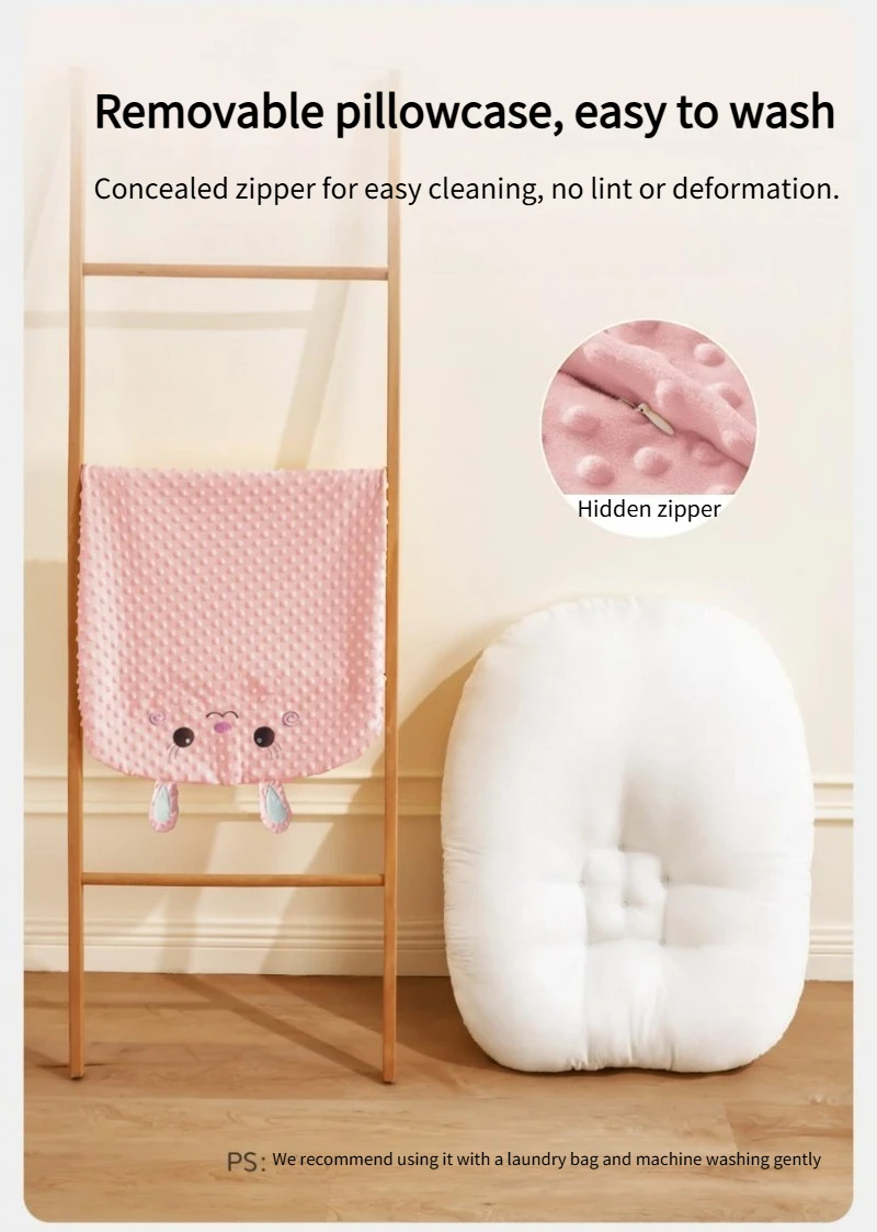 Baby Anti-spitting Slope Pad, Newborn Lying Down Feeding Bed ，Breastfeeding Pillow, Artifact Plus Size Sleeping Baby Bed in Bed