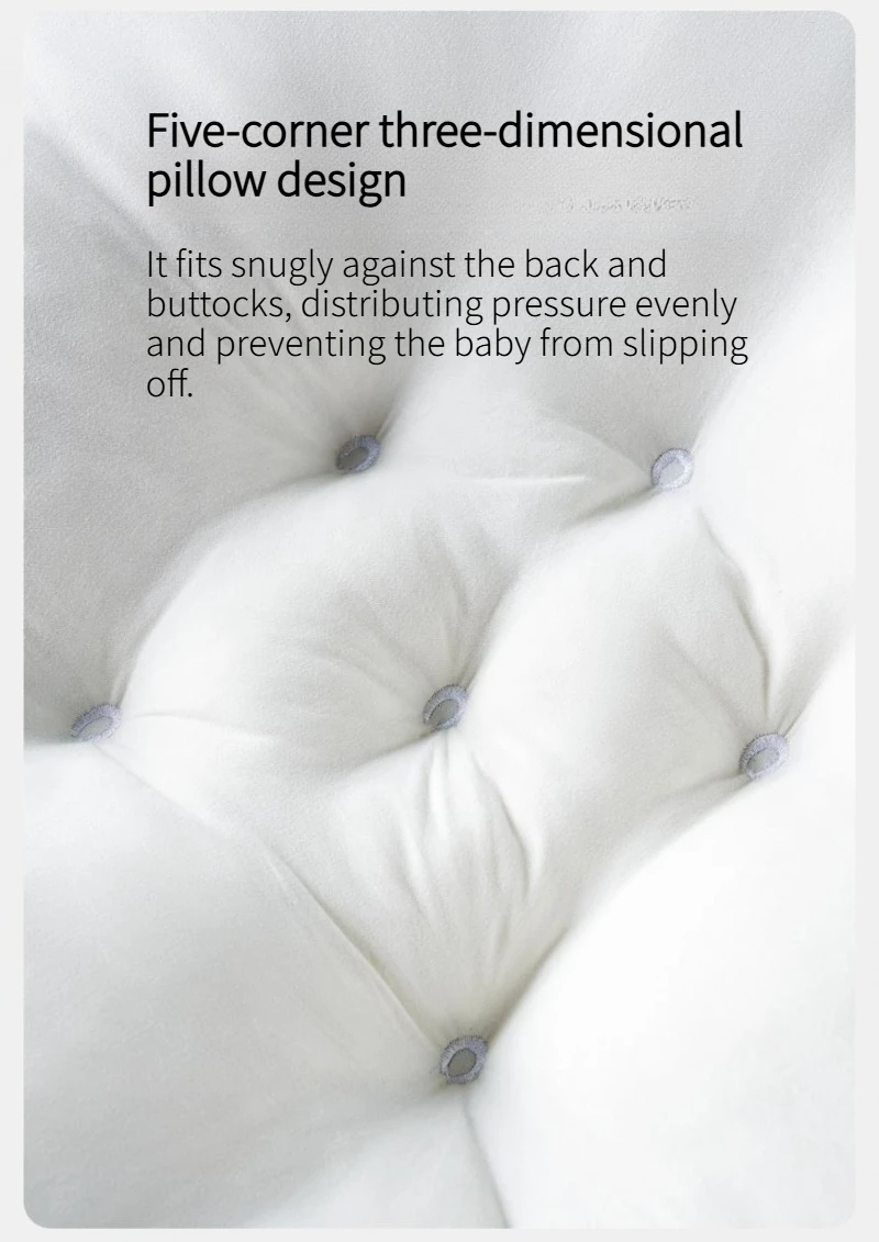 Baby Anti-spitting Slope Pad, Newborn Lying Down Feeding Bed ，Breastfeeding Pillow, Artifact Plus Size Sleeping Baby Bed in Bed