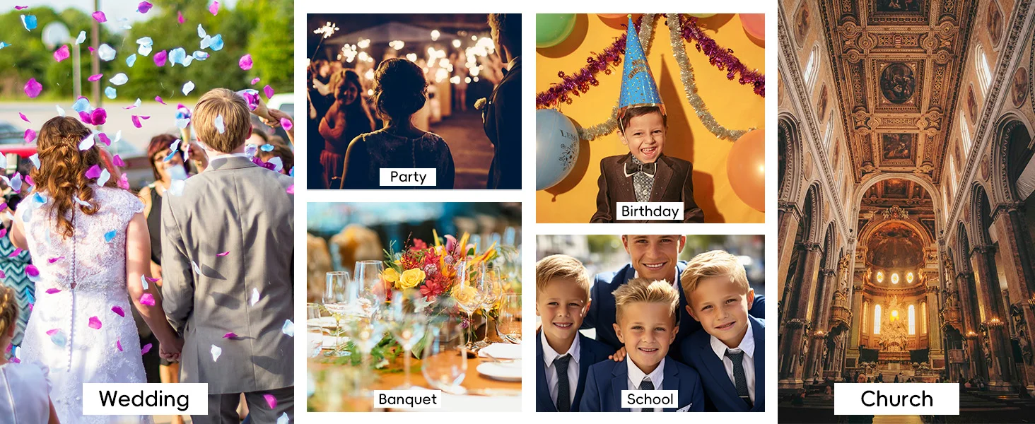 24h SHIP 5 PCS Boy's Linen Suit Set, Breathable & Lightweight Kid Formal Suit for Wedding, Communion, Homecoming, Birthday Party