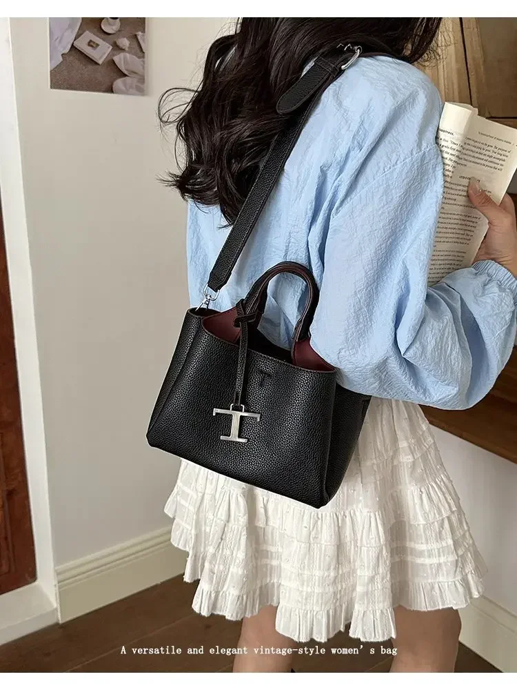 Unique Classic Elegant Diaper Bag: Luxury Crossbody Handbag For Women With Vintage Leather Look And Large Capacity Messenger