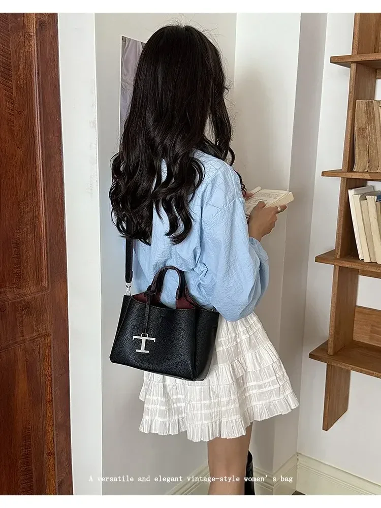Unique Classic Elegant Diaper Bag: Luxury Crossbody Handbag For Women With Vintage Leather Look And Large Capacity Messenger