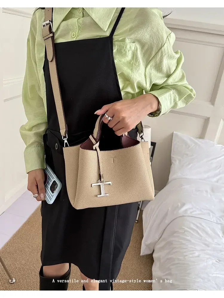 Unique Classic Elegant Diaper Bag: Luxury Crossbody Handbag For Women With Vintage Leather Look And Large Capacity Messenger