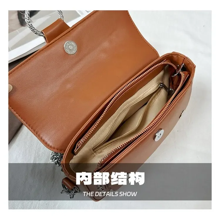 Elegant design women's chain strap crossbody bag outdoor leisure travel handbag, inspired by Parisian fashion