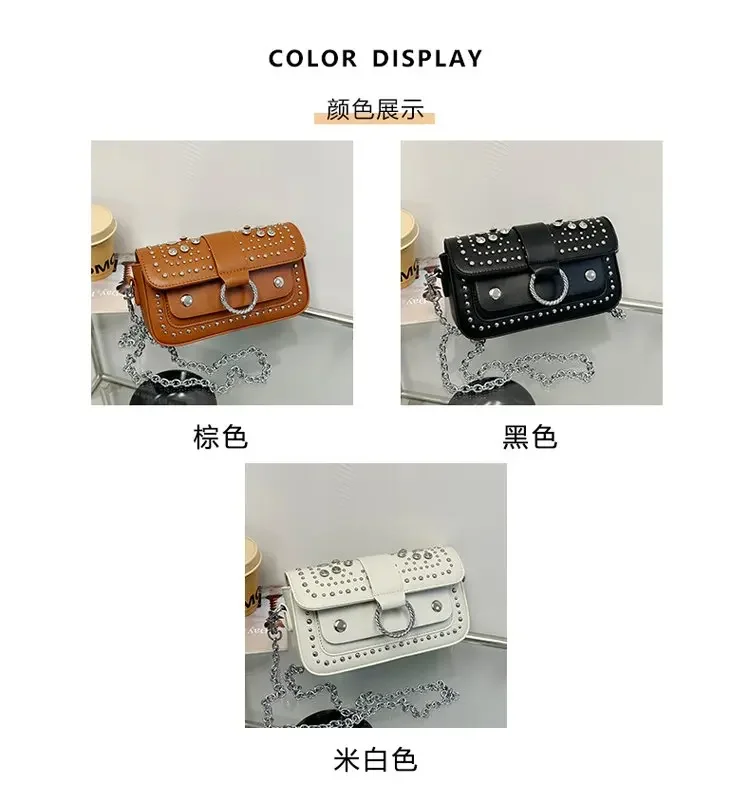 Elegant design women's chain strap crossbody bag outdoor leisure travel handbag, inspired by Parisian fashion