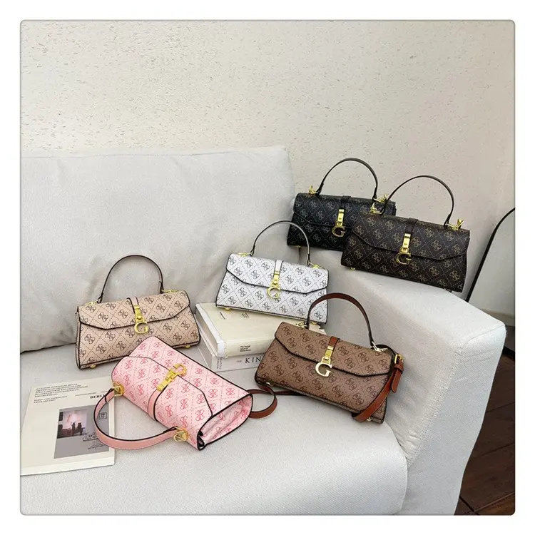 Square Satchels Diaper Bag For Women Vintage Casual Simple Fashionable Shoulder Bag Commuter Tote Messenger Purse High End