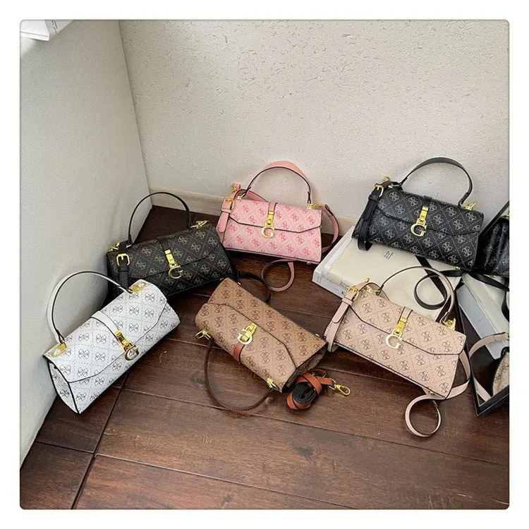 Square Satchels Diaper Bag For Women Vintage Casual Simple Fashionable Shoulder Bag Commuter Tote Messenger Purse High End