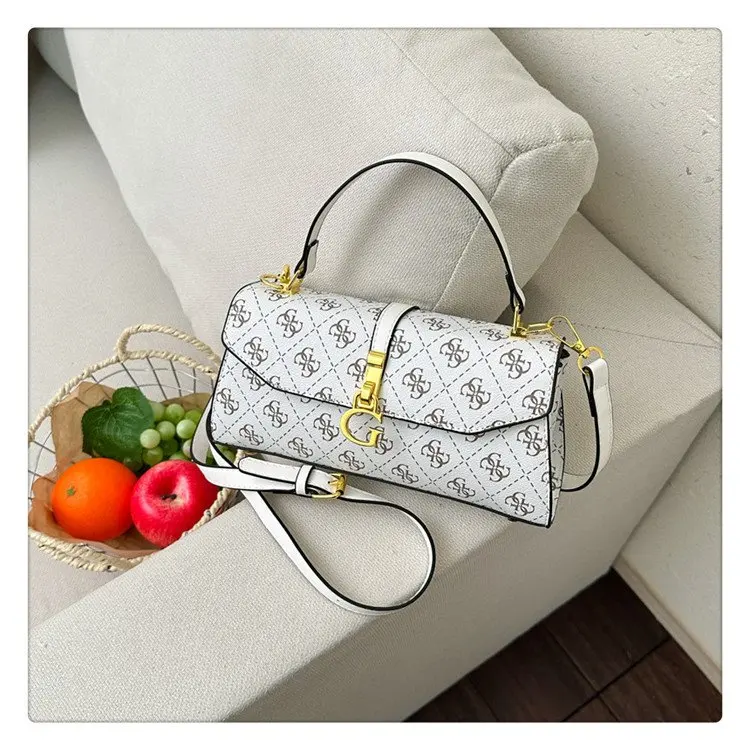 Square Satchels Diaper Bag For Women Vintage Casual Simple Fashionable Shoulder Bag Commuter Tote Messenger Purse High End