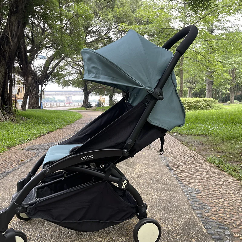 New 2pcs/Set Stroller Cover Hood&Cushion 6+ Extended Canopy With Pillow Seat Liner Replacement Kit YOYO3/YOYO2 Accessories