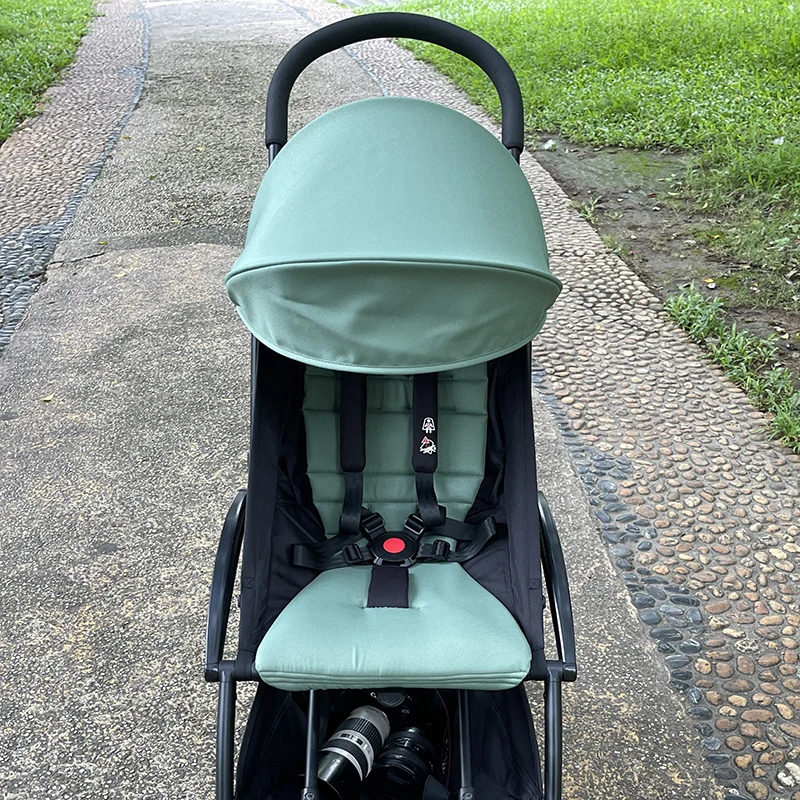 New 2pcs/Set Stroller Cover Hood&Cushion 6+ Extended Canopy With Pillow Seat Liner Replacement Kit YOYO3/YOYO2 Accessories