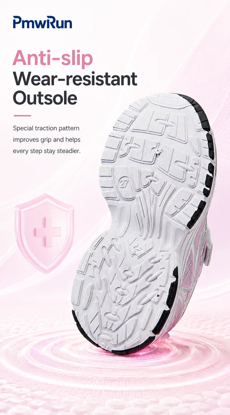 PU Leather Sport Shoes For Children Trend Fashion Teenager Kid's Sneakers Anti-slippery Breathable Boy's Girl's Running Footwear