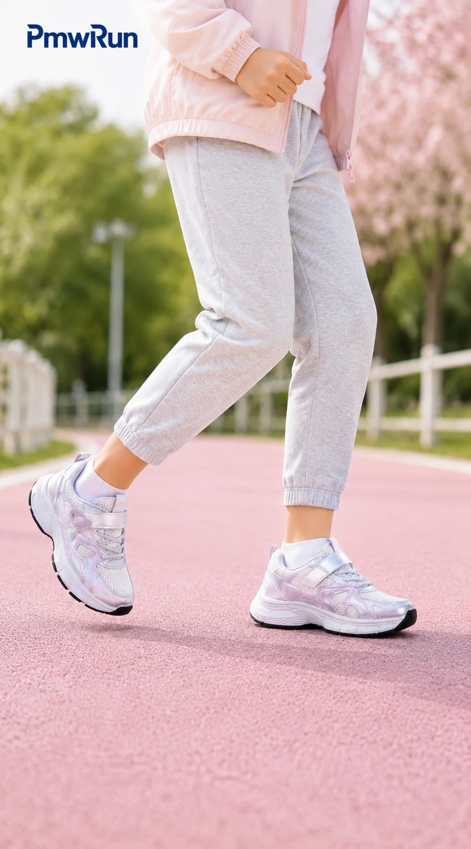 PU Leather Sport Shoes For Children Trend Fashion Teenager Kid's Sneakers Anti-slippery Breathable Boy's Girl's Running Footwear