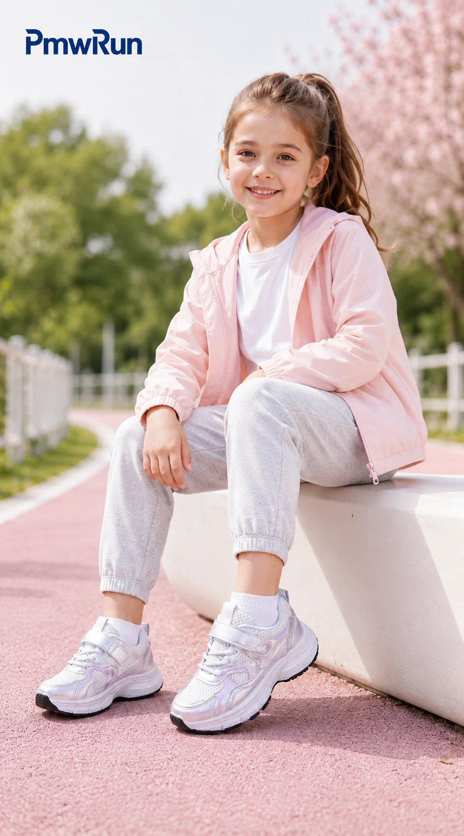 PU Leather Sport Shoes For Children Trend Fashion Teenager Kid's Sneakers Anti-slippery Breathable Boy's Girl's Running Footwear