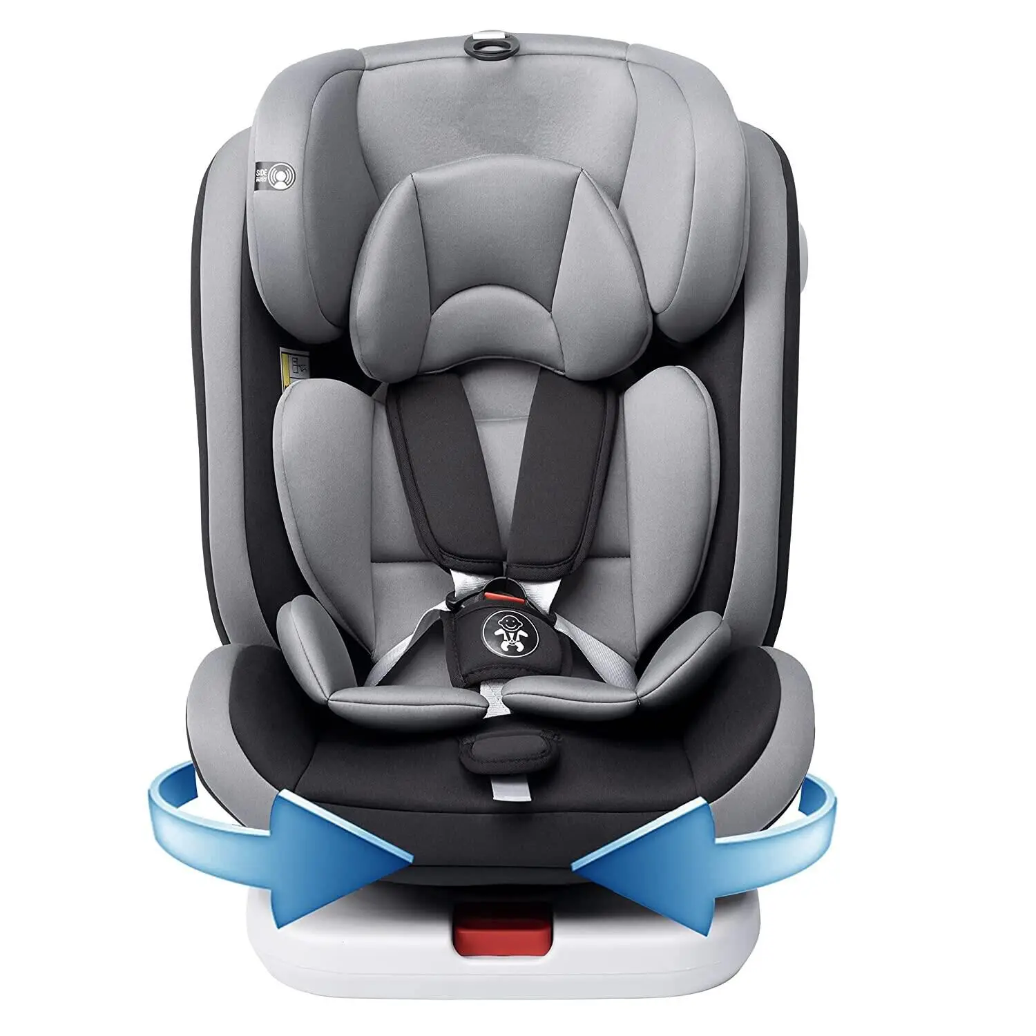 AP03 Child Car Seat 360° Rotating 5-Point Belt 9-36kg 0-12 Years ECE ISOFIX Child Safety Seat KL005