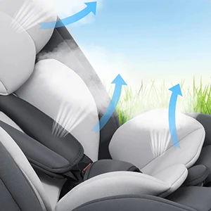 AP03 Child Car Seat 360° Rotating 5-Point Belt 9-36kg 0-12 Years ECE ISOFIX Child Safety Seat KL005