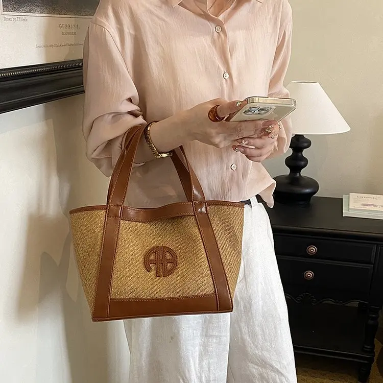 Vintage Elegant Diaper Bag For Ladies Leather Handbag Crossbody Unique Stylish Casual Simple High End Minimalist Shoulder