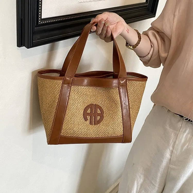 Vintage Elegant Diaper Bag For Ladies Leather Handbag Crossbody Unique Stylish Casual Simple High End Minimalist Shoulder
