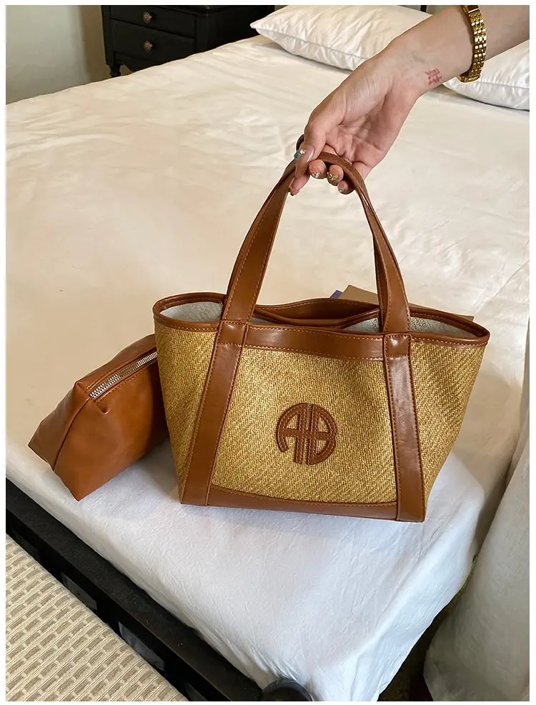 Vintage Elegant Diaper Bag For Ladies Leather Handbag Crossbody Unique Stylish Casual Simple High End Minimalist Shoulder