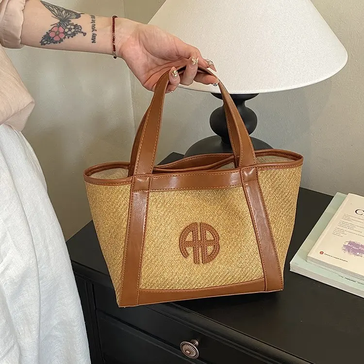Vintage Elegant Diaper Bag For Ladies Leather Handbag Crossbody Unique Stylish Casual Simple High End Minimalist Shoulder