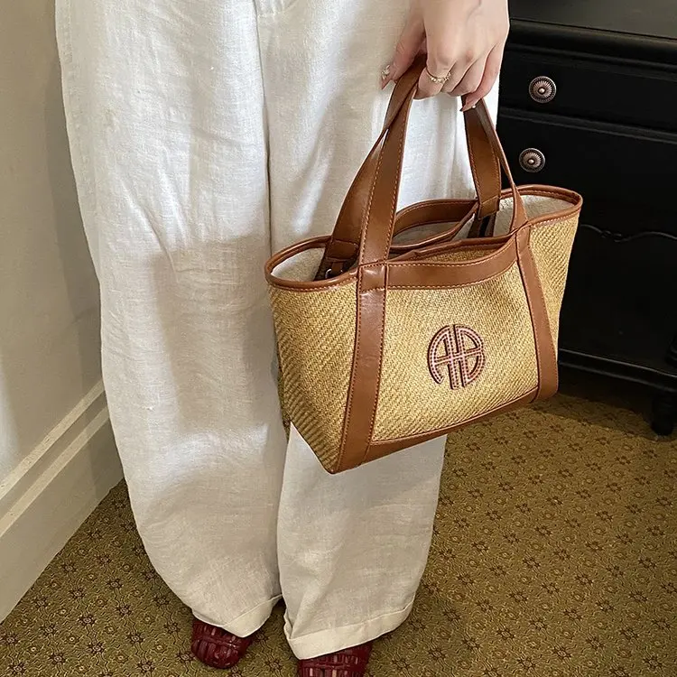 Vintage Elegant Diaper Bag For Ladies Leather Handbag Crossbody Unique Stylish Casual Simple High End Minimalist Shoulder