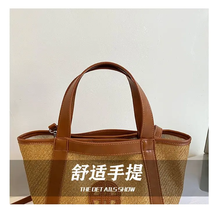 Vintage Elegant Diaper Bag For Ladies Leather Handbag Crossbody Unique Stylish Casual Simple High End Minimalist Shoulder