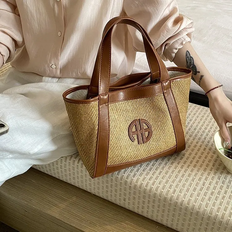 Vintage Elegant Diaper Bag For Ladies Leather Handbag Crossbody Unique Stylish Casual Simple High End Minimalist Shoulder