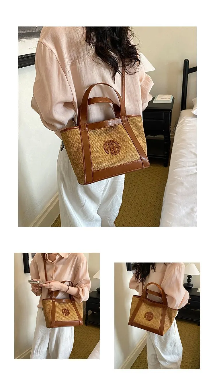 Vintage Elegant Diaper Bag For Ladies Leather Handbag Crossbody Unique Stylish Casual Simple High End Minimalist Shoulder