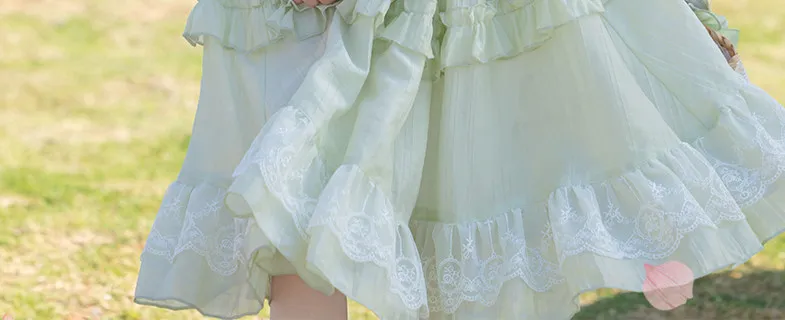 Sweet Baby Girls Summer 2026 New Lolita Princess Dress Kids High End Chinese Floral Embroidery Doll Collar Puff Sleeve Dress