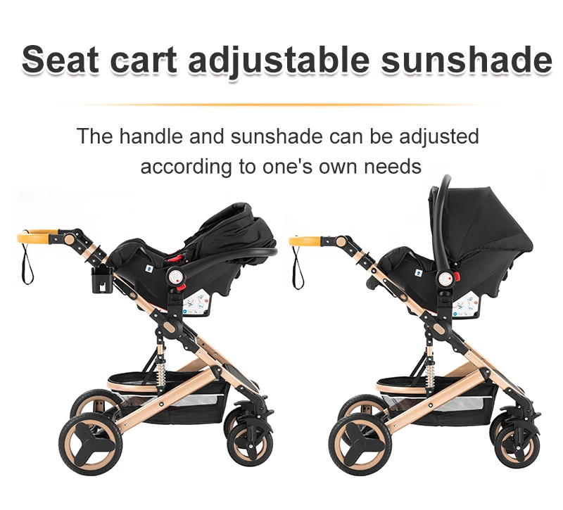 2026 Latest Model 3 In 1 Compact Convertible Baby Stroller One Hand Quick Folding Complete Travel System Ultralight Space Saving Frame Portable Baby Pram Pushchair Soft Breathable Seat Fabric Extra Large Sun Canopy Thick Newborn Cushion Shock Absorbing Si