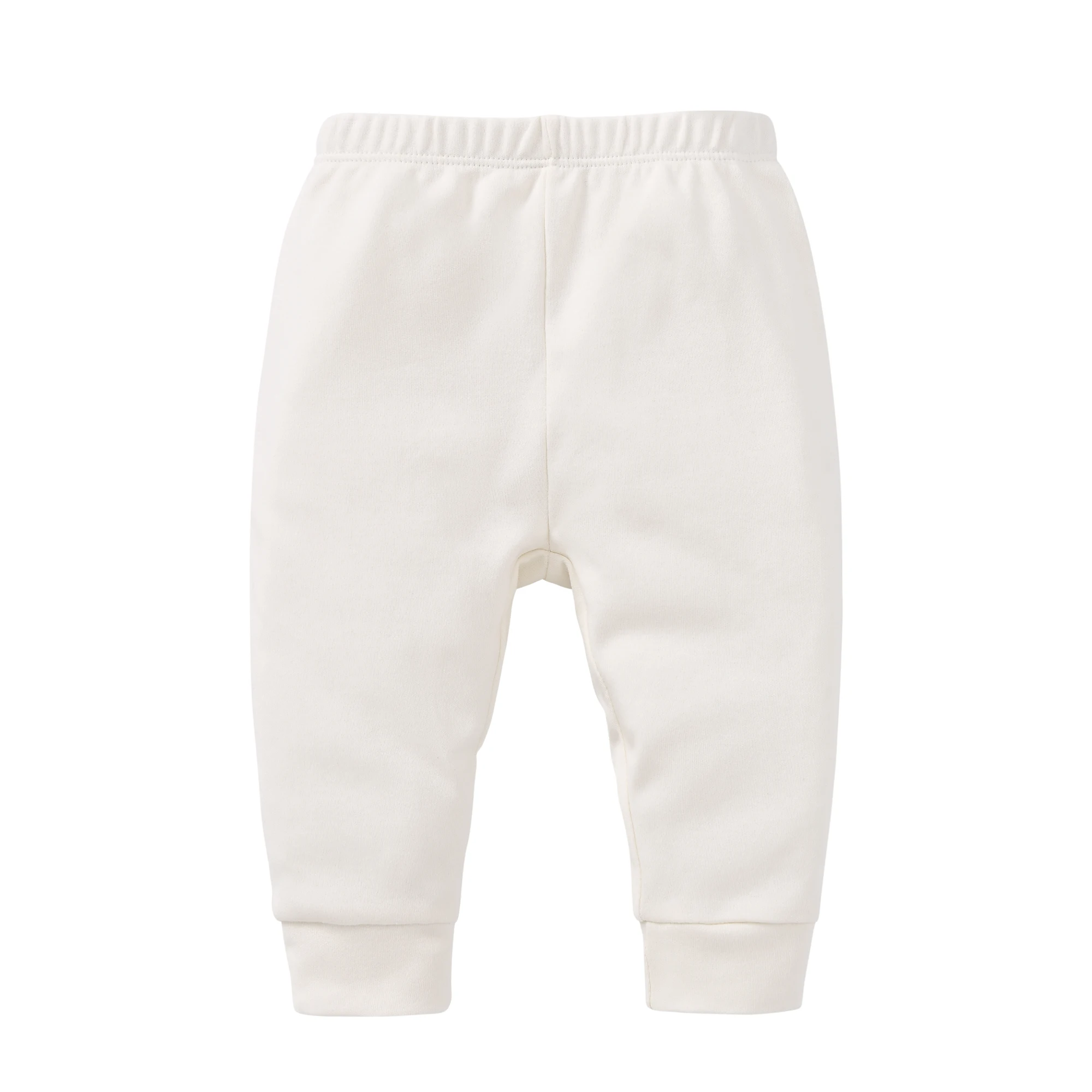 Kavkas 6Pcs Baby Bodysuit & Pants Set Soft Cotton Long Sleeve Onesies + Trousers Newborn Basic Daily Wear Outfits for Baby Boys