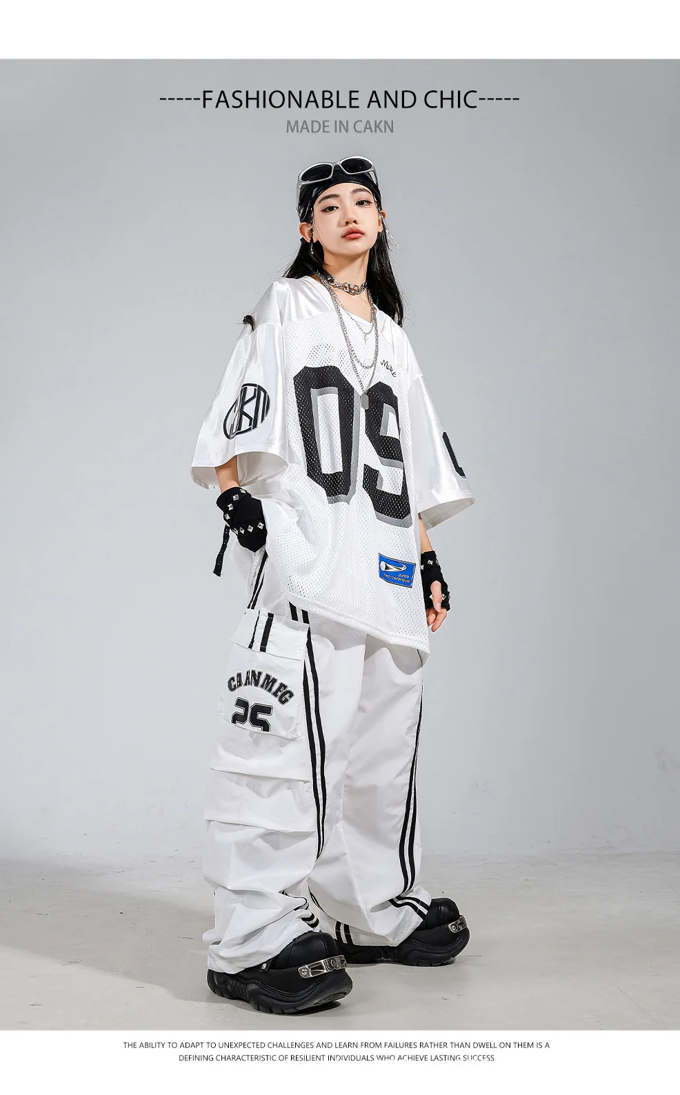 Street Dance Children's Dance Trendy Clothes Boys Fried Street Hip Hop Suit Girls Jazz Dance Catwalk Performance