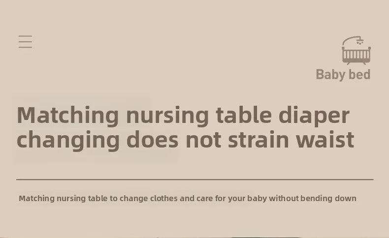 Multifunctional Baby Crib Bedside Bassinet for Newborn 0-12 Months Infant Cot with Foam Mattress Mosquito Net Storage Basket Changing Table Side Opening 3 Height Levels 4 Lockable Swivel Wheels Manual Rocking Iron Tube Frame