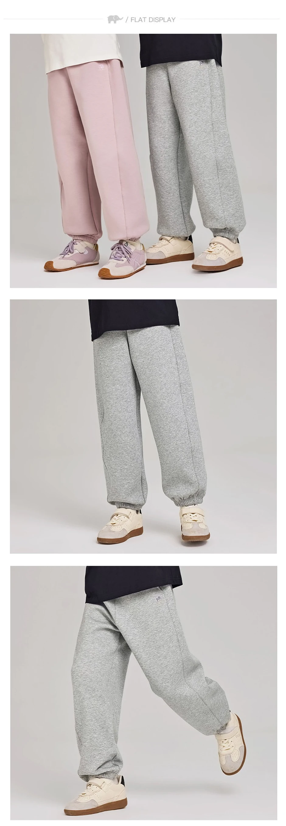 Dave Bella Children Autumn Knitted Polar Fleece Pants Boys Girls Spring Elastic Waist Trousers Casual Sports Trousers DK3263339