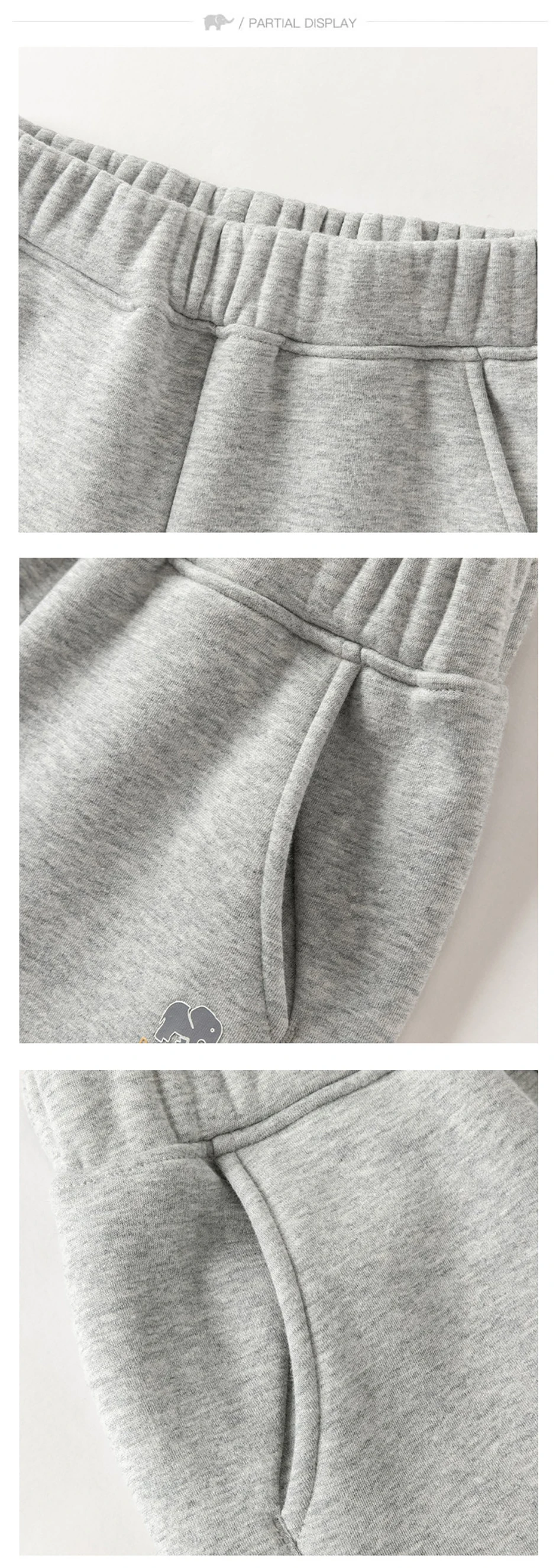 Dave Bella Children Autumn Knitted Polar Fleece Pants Boys Girls Spring Elastic Waist Trousers Casual Sports Trousers DK3263339