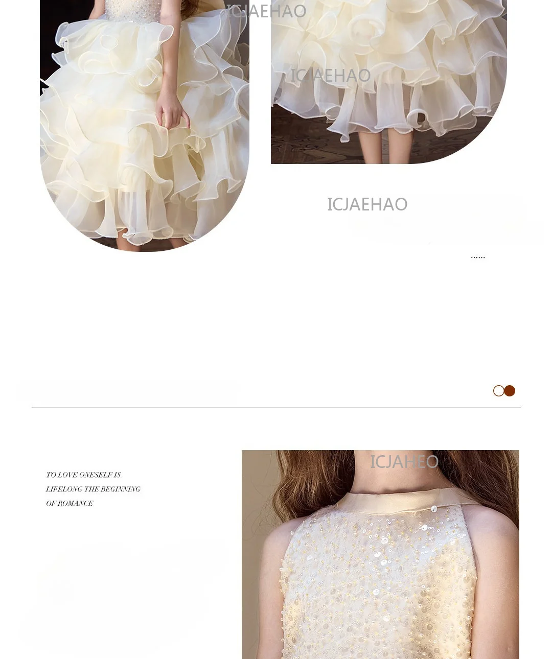 Children Girls Sleeveless Formal Fashion Birthday Party Flower Girl Princess Tutu Champagne Kids Host Piano Performance Costume