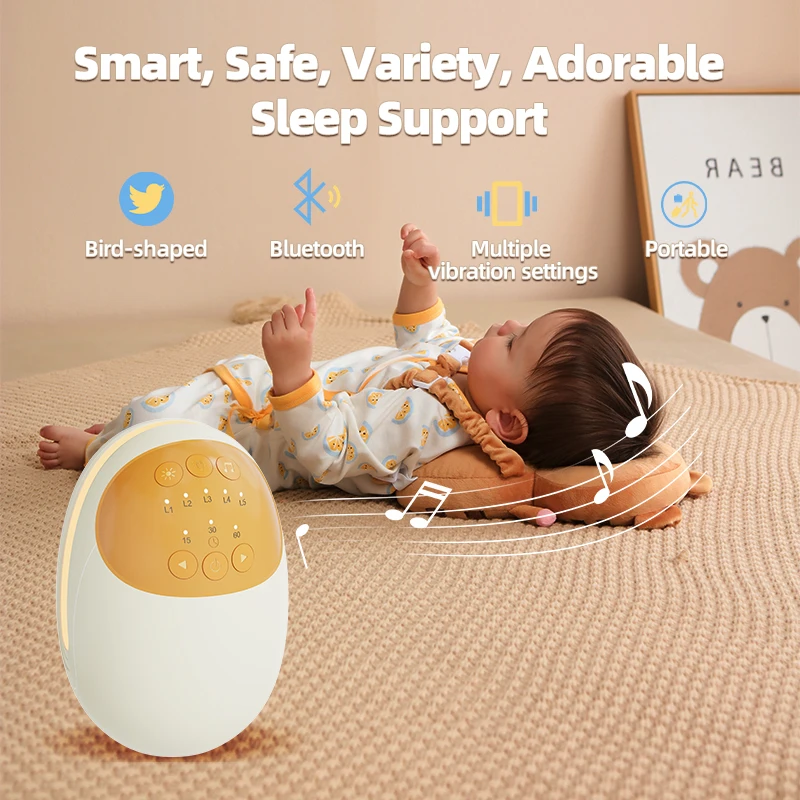 A Portable baby Rocker with White Noise, A soothing Rocking Motion, and A Music Player to Help Your baby Fall Asleep Peacefully
