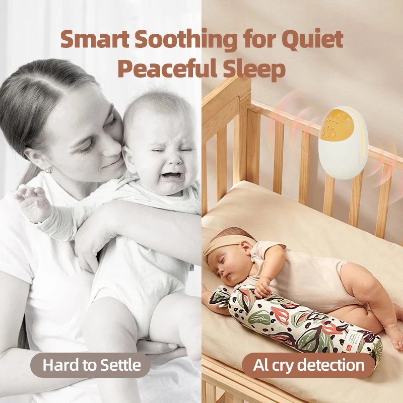 A Portable baby Rocker with White Noise, A soothing Rocking Motion, and A Music Player to Help Your baby Fall Asleep Peacefully