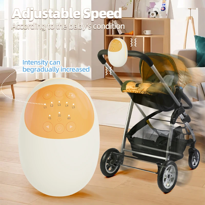 A Portable baby Rocker with White Noise, A soothing Rocking Motion, and A Music Player to Help Your baby Fall Asleep Peacefully