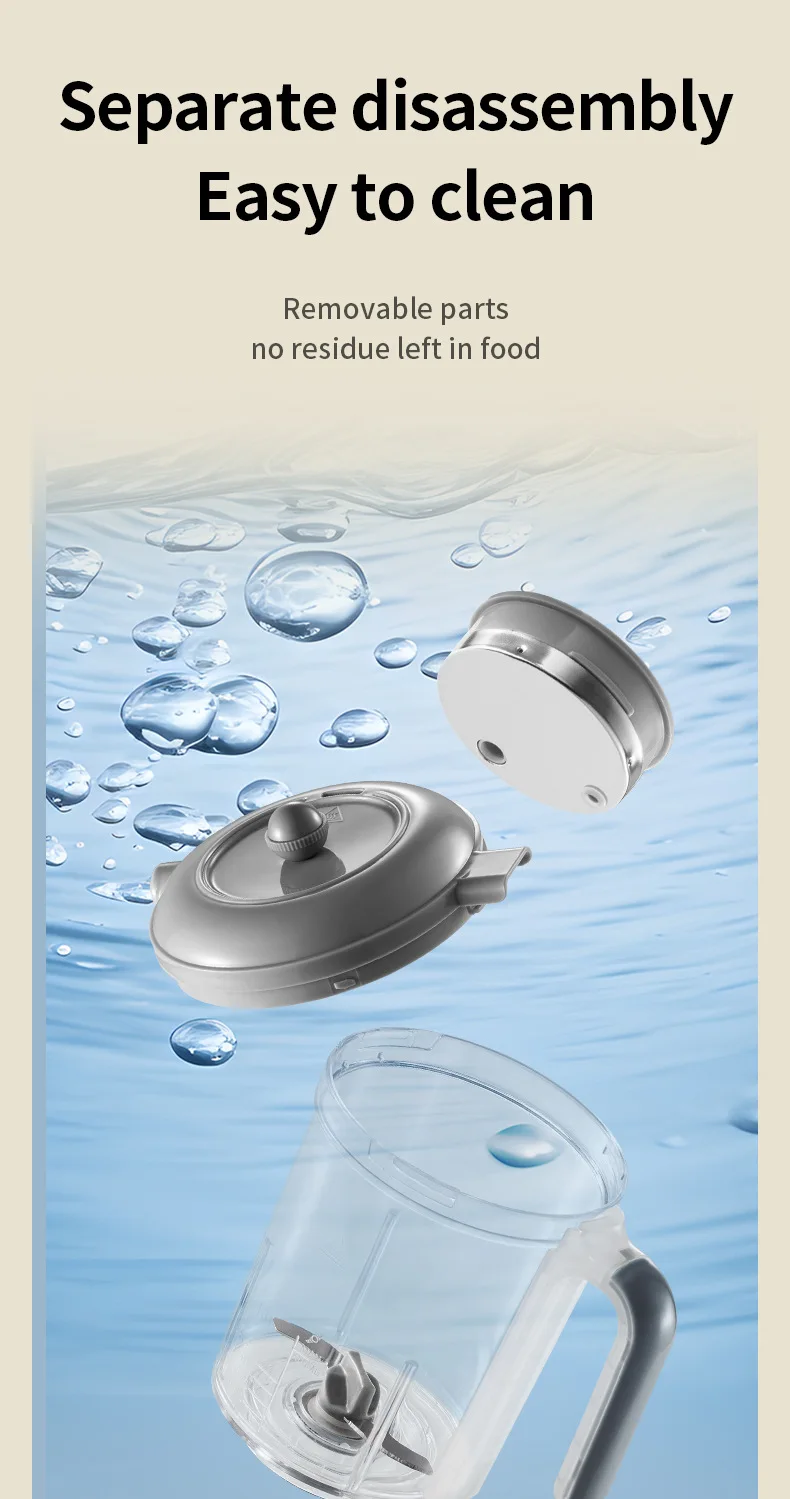 Multifunctional Baby Food Maker Automatic Baby Food Processor Steamer Food Mills Puree Blender Milk Warmer With Temp Display