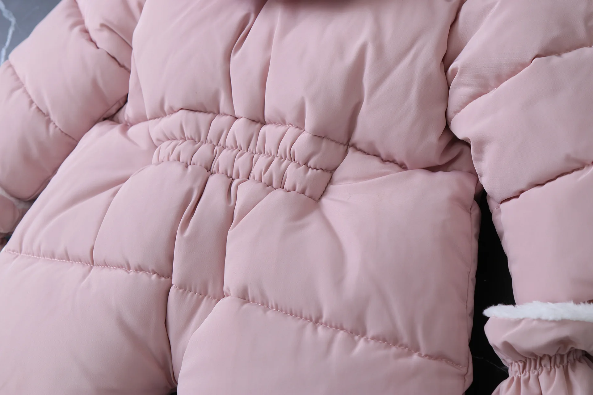 2024 New Winter Baby Rompers Thick Warm Infant Hooded Inside Fleece Jumpsuit Newborn Boy Girl Overalls Toddler Clothing Set