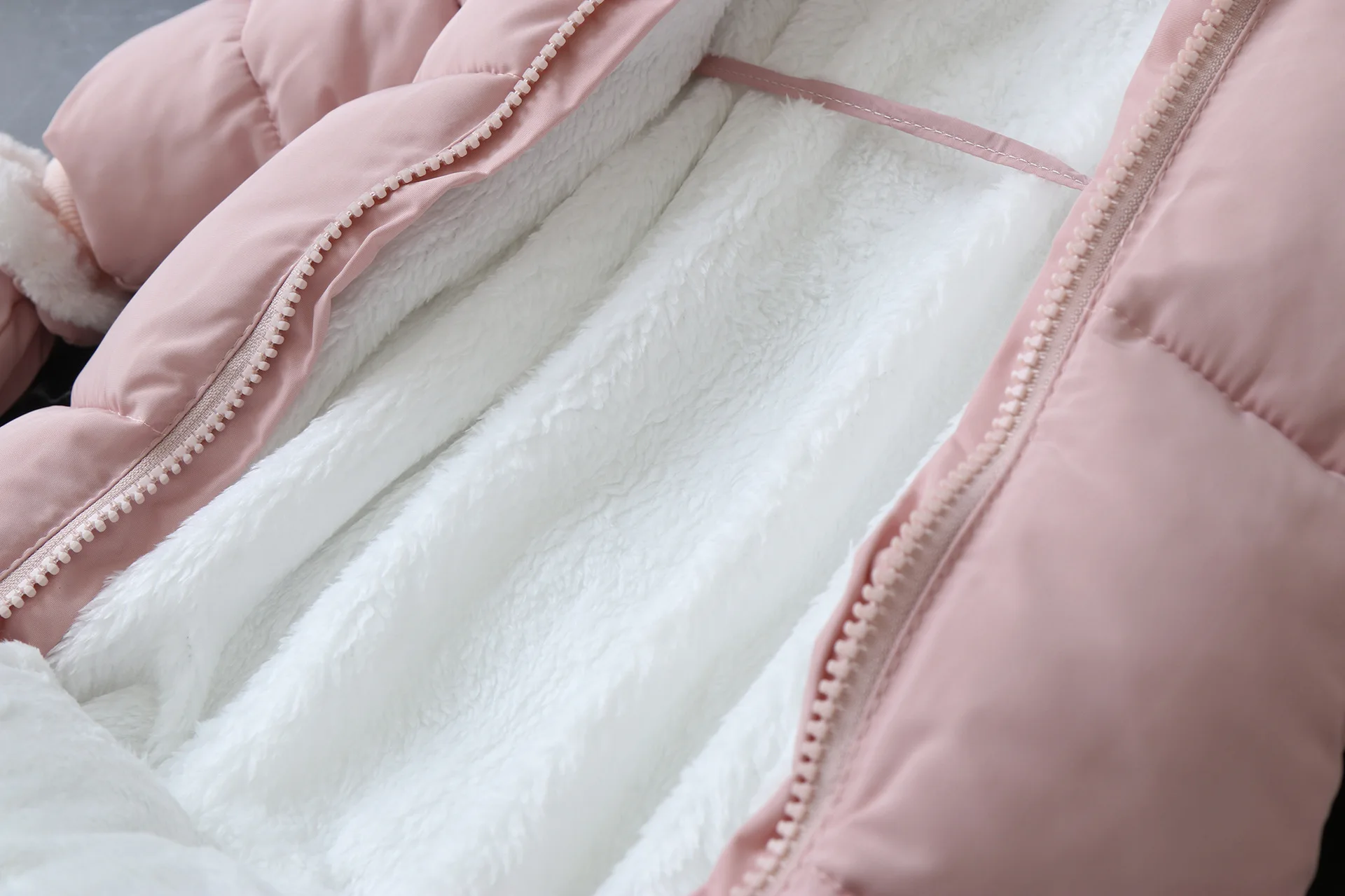 2024 New Winter Baby Rompers Thick Warm Infant Hooded Inside Fleece Jumpsuit Newborn Boy Girl Overalls Toddler Clothing Set