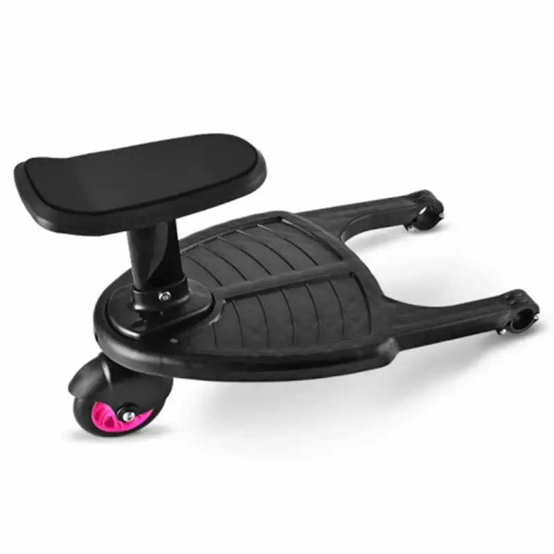 Children Stroller Pedal Adapter Stroller Accessorie Second Children Auxiliary Trailer Twins Scooter Kid Standing Plate with Seat