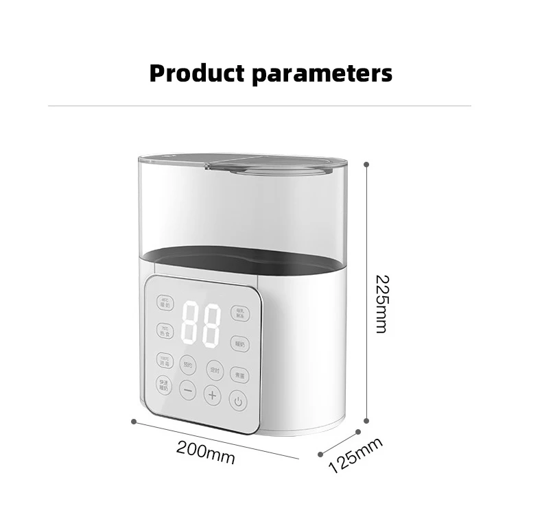 Baby Bottle Warmer Multi function Fast Baby Accessories Food Heater Milk Warmer Steriliser with ACcurate Temperature Control