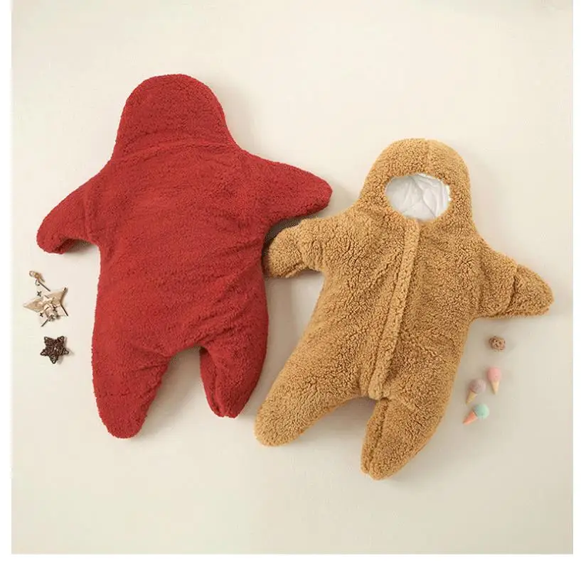 Newborn Baby Boy Girl Kids Cartoon Hooded Romper Jumpsuit Bodysuit Clothes Outfits Long Sleeve Playsuit Toddler One Piece Outfit