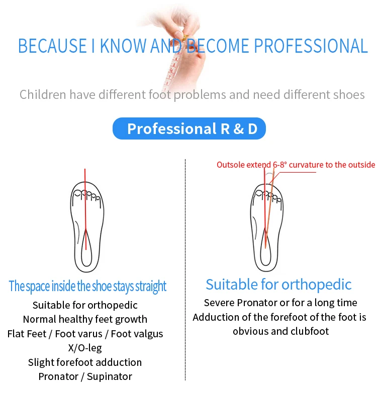 Kids Orthopedic Shoes Girls Boys Corrective Sneakers with Arch Support Princepard Autumn Children Medical Casual Footwear