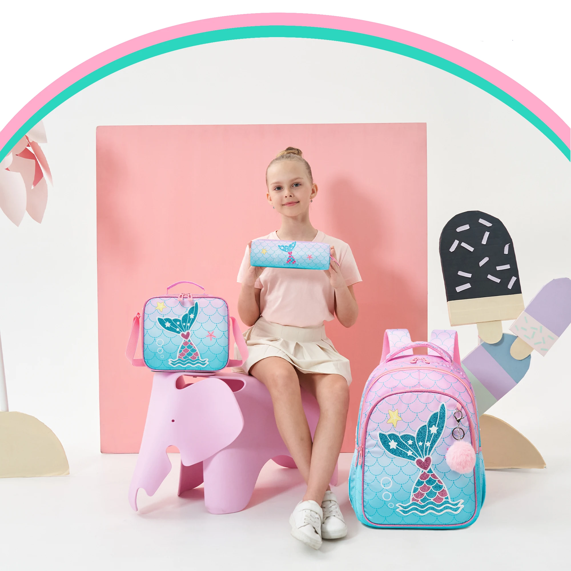 Backpack for Girls Cute Backpacks for School Elementary Primary Students Kids Backpacks for Girlsy Students Kids Backpacks for G