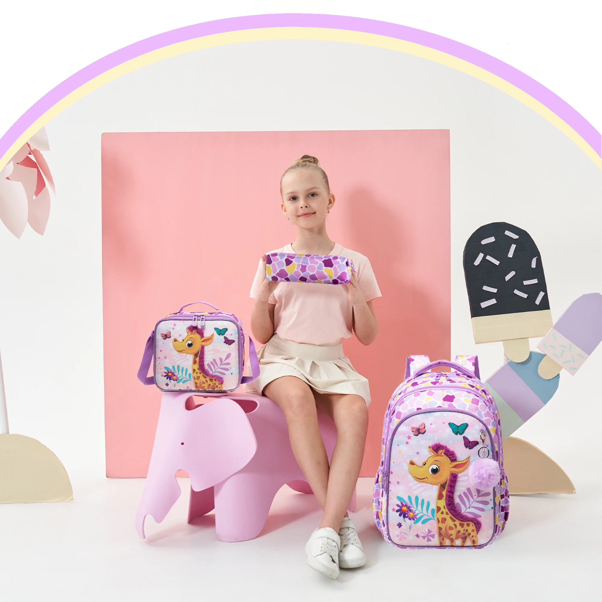 Backpack for Girls Cute Backpacks for School Elementary Primary Students Kids Backpacks for Girlsy Students Kids Backpacks for G